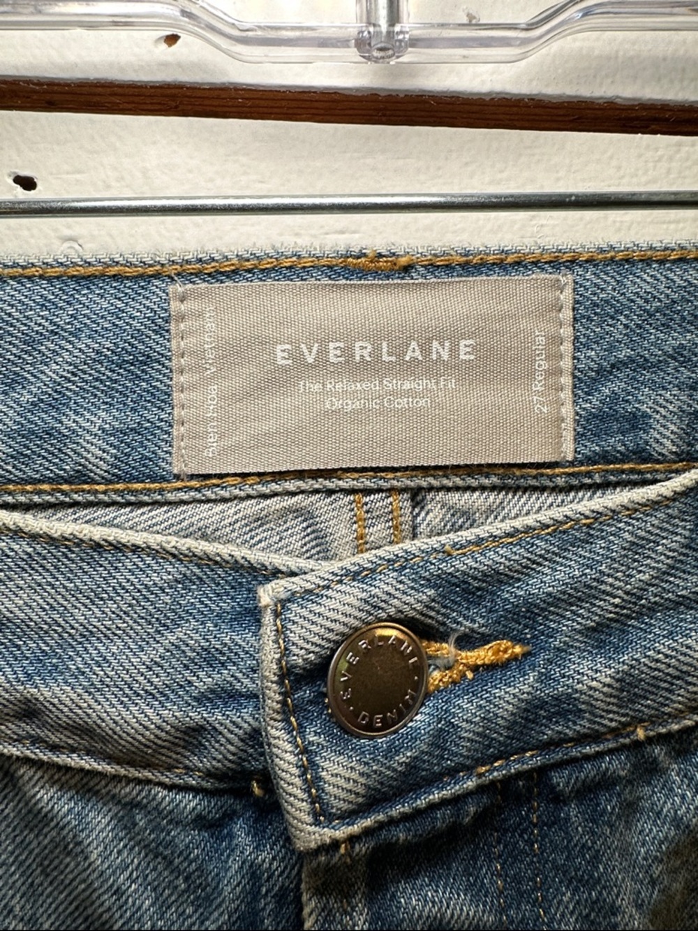 Everlane Women's The Relaxed Straight Fit Jeans - Picture 2 of 8
